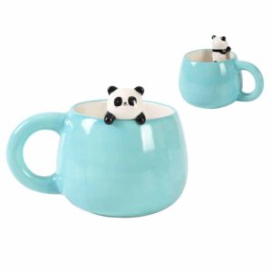 Tazza in ceramica con panda